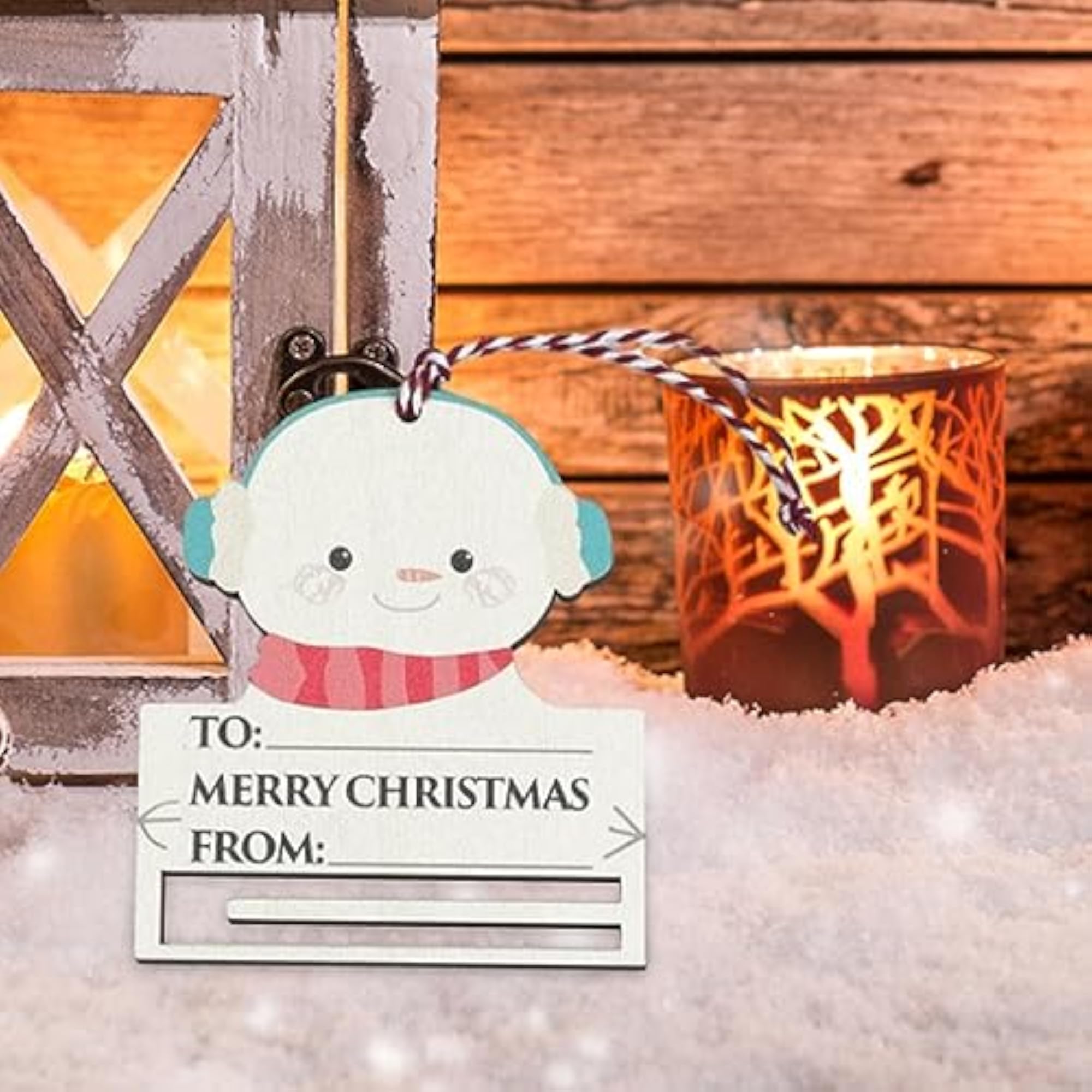 Christmas Money Holder with Snowman Design